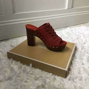 Red Michael Kors High Heels